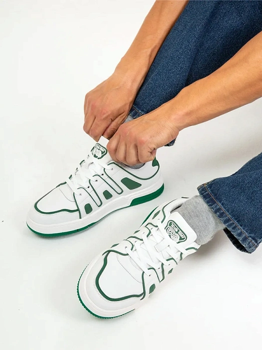 Мужские кеды BRUNO RENZONI  белые, артикул HS32096T-4