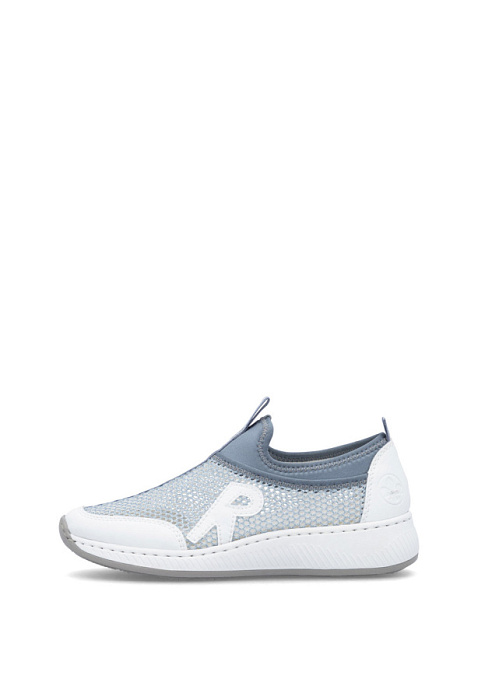 Женские кроссовки RIEKER белые, артикул N5554-12