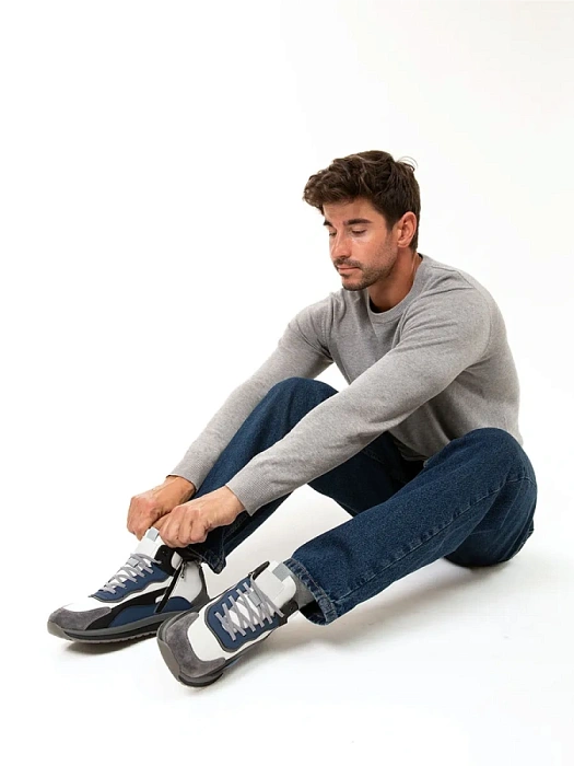 Мужские ботинки BRUNO RENZONI  серые, артикул BR19469-MN/10