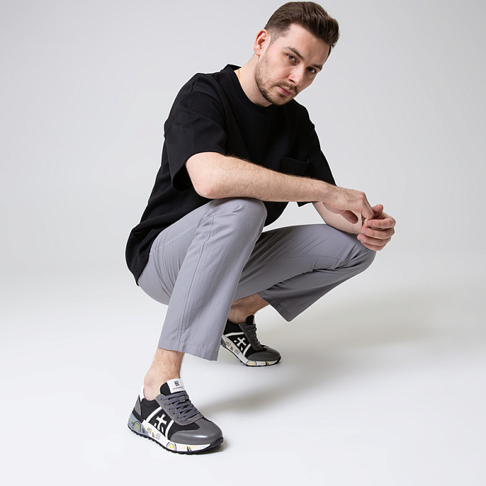 Мужские кроссовки BRUNO RENZONI  серые, артикул DQ58593-13