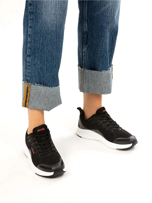 Женские кроссовки RS SPORT черные, артикул LH233A54W_BLACK