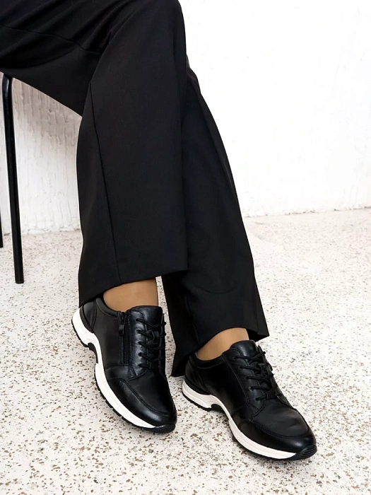 Женские кроссовки eObuv черные, артикул 9-73755-41-040