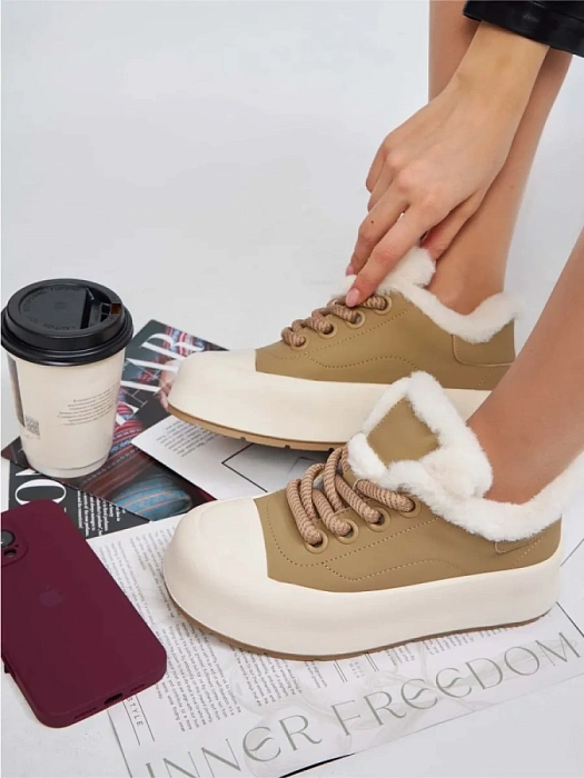 Женские ботинки FEDERICA RODARI хаки, артикул 24B537-032