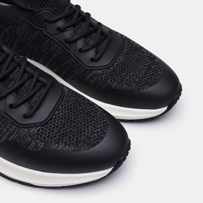 Мужские кроссовки BRUNO RENZONI  черные, артикул LN3704-1