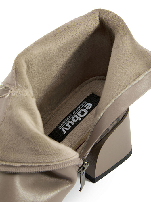 Женские ботильоны eObuv серые, артикул 25-DMA9-9-109