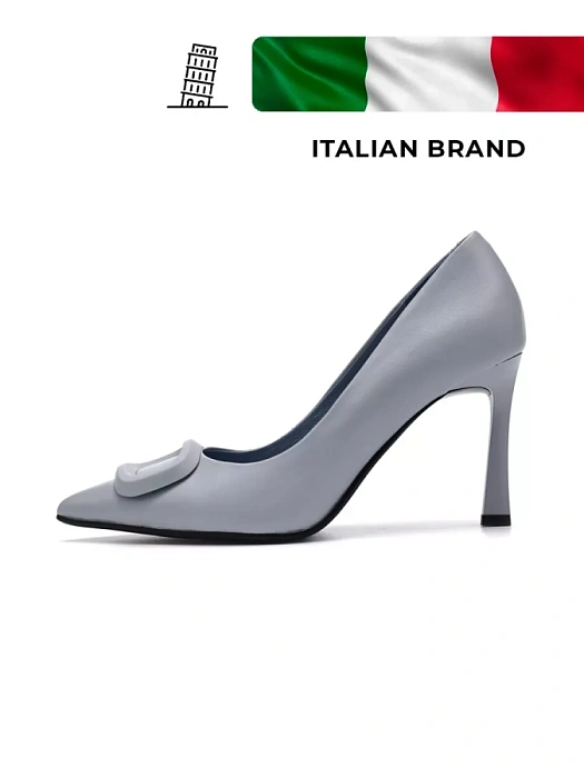 Женские туфли лодочки basic SOFIA-ALEXANDRA голубые, артикул SA16782-WL-1