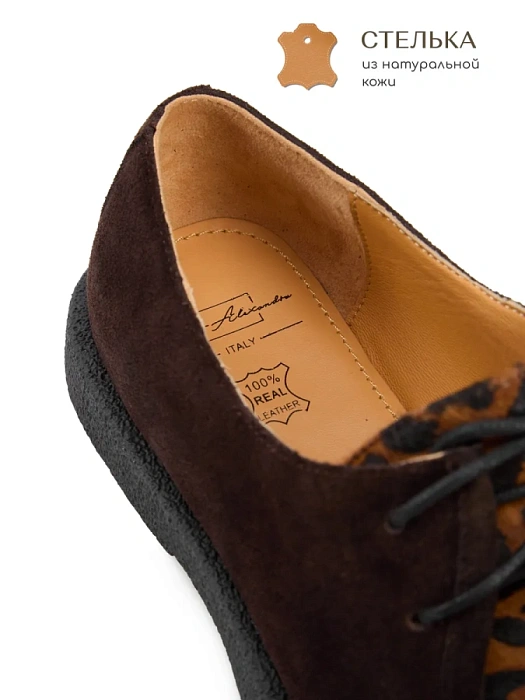 Женские туфли SOFIA-ALEXANDRA коричневые, артикул 38E-B119-25W