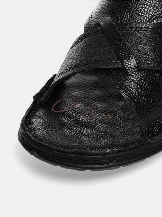 Мужские шлепанцы BRUNO RENZONI  черные, артикул M-23477-001