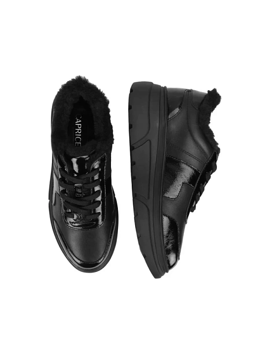 Женские кеды CAPRICE черные, артикул 9-23704-41-019