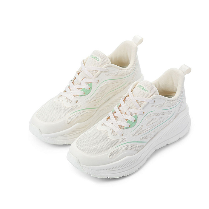 Женские кроссовки STROBBS бежевые, артикул F7399-16