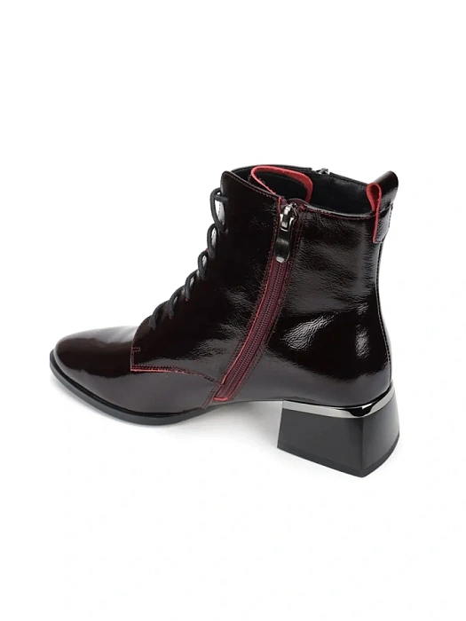 Женские ботильоны FEDERICA RODARI бордовые, артикул 38E-HF25-6195R2