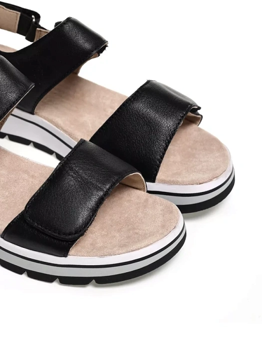 Женские сандалии CAPRICE черные, артикул 9-28705-42-040