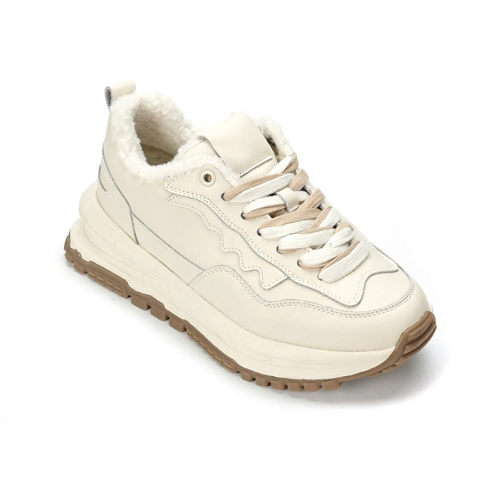 Женские кроссовки Donna Daniella  бежевые, артикул AP022-011