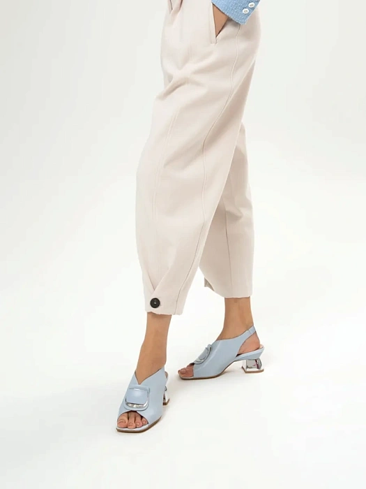 Женские босоножки  SOFIA-ALEXANDRA голубые, артикул SA16781-WL/8-1