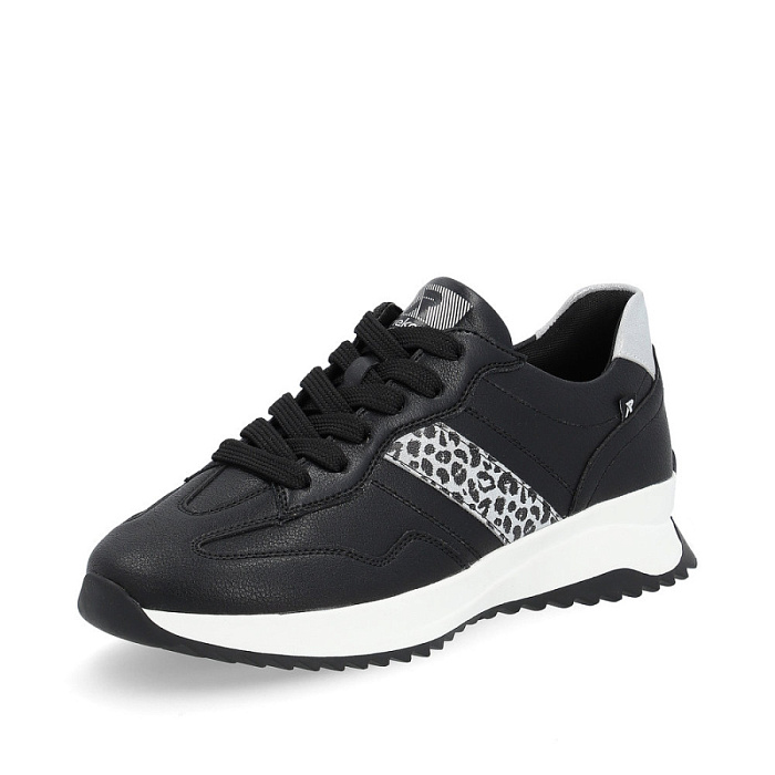 Женские кроссовки RIEKER черные, артикул W1301-00