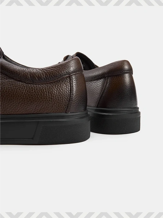 Мужские кеды BRUNO RENZONI  коричневые, артикул 523020-116