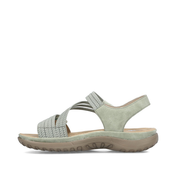 Женские сандалии RIEKER зеленые, артикул 64870-52