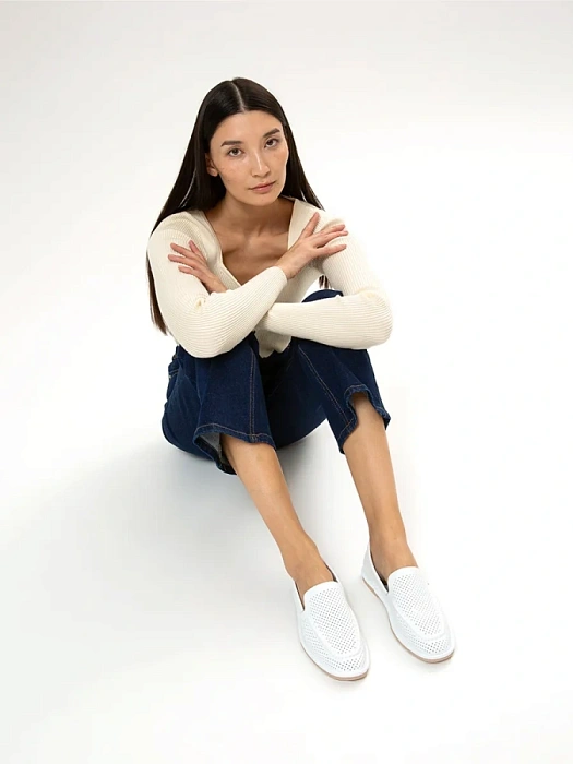 Женские туфли SOFIA-ALEXANDRA белые, артикул SA16793-WB/8-1