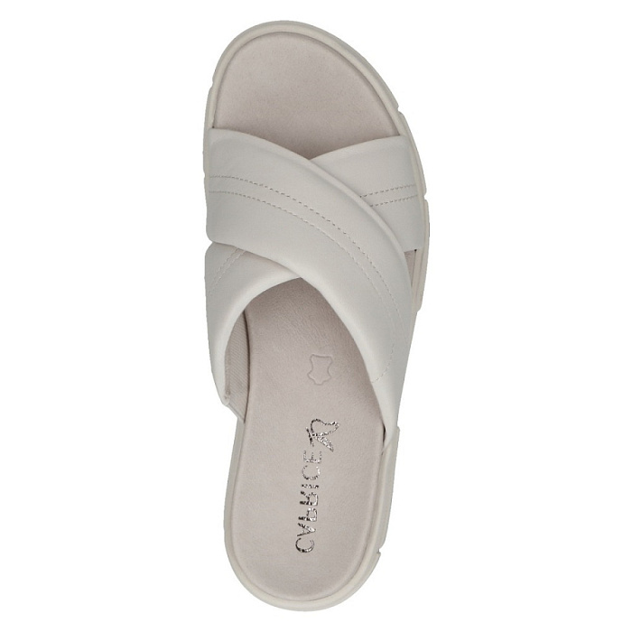 Женские сабо CAPRICE белые, артикул 9-9-27207-20-144
