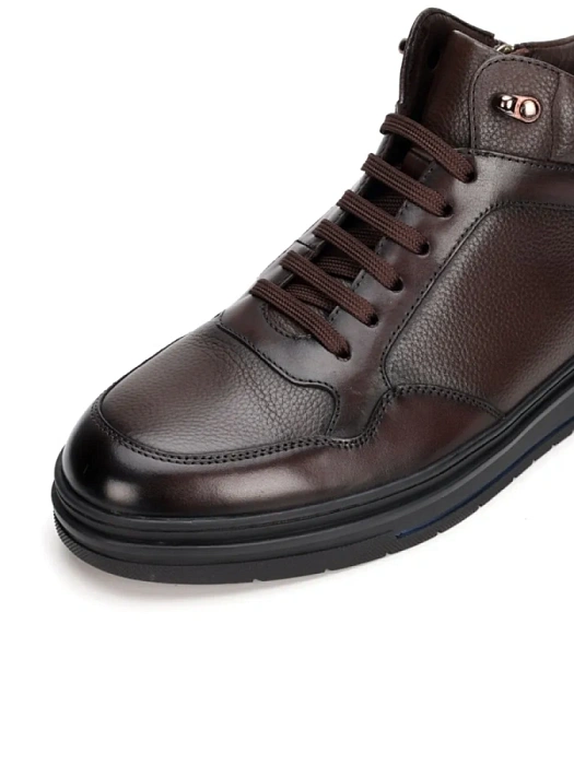Мужские ботинки basic BRUNO RENZONI  коричневые, артикул YS972X-K13B-R