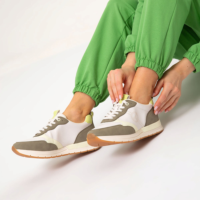 Женские кроссовки TAMARIS белые, артикул 1-23733-42-770