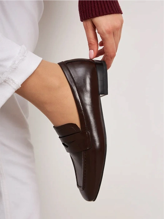 Женские туфли FEDERICA RODARI коричневые, артикул 4E-5136-202B-25W