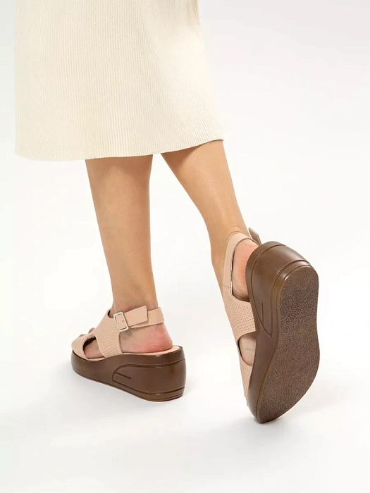 Женские босоножки  eObuv розовые, артикул 42E-2362-11B