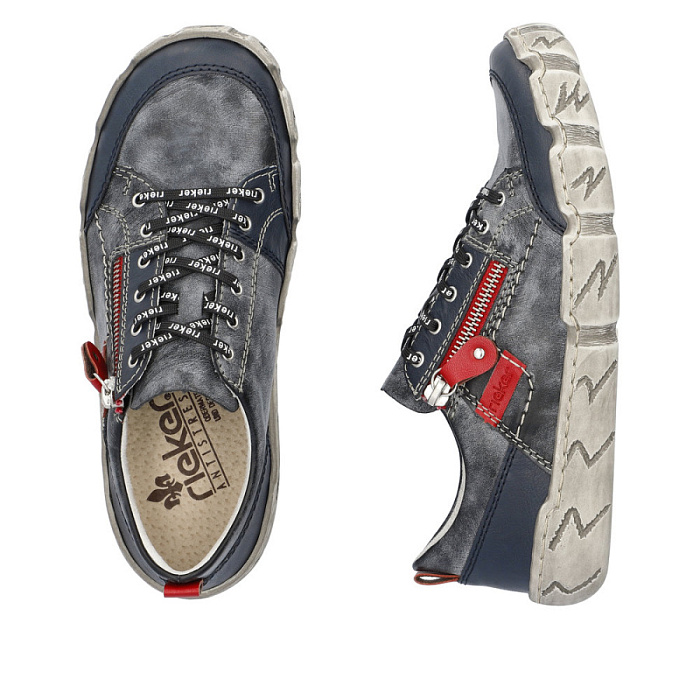 Женские кеды RIEKER синие, артикул L0302-14