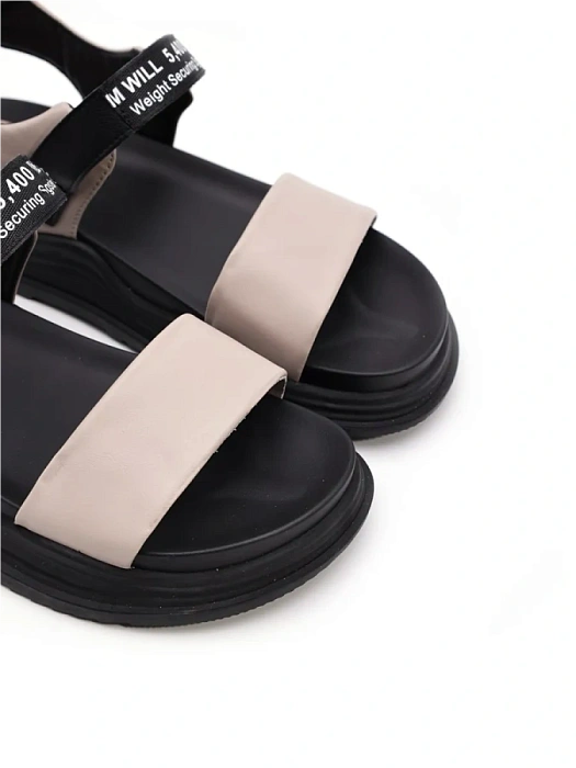 Женские сандалии FEDERICA RODARI серые, артикул 42E-2361-3F