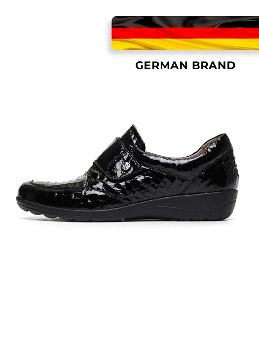 Женские туфли basic CAPRICE черные, артикул 9-24656-43-014