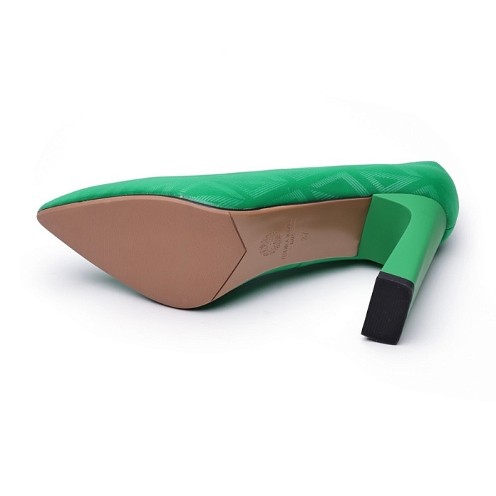 Женские туфли лодочки basic FEDERICA RODARI зеленые, артикул 17E-H595-CT2-2