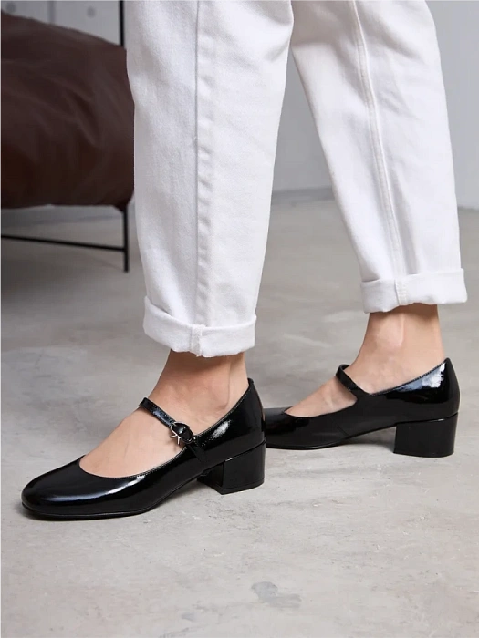 Женские туфли SOFIA-ALEXANDRA черные, артикул 38E-HF1391-25W