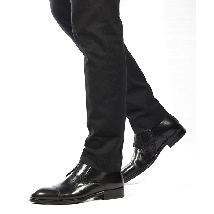 Мужские ботинки basic BRUNO RENZONI  черные, артикул 5408X-705C-1-R
