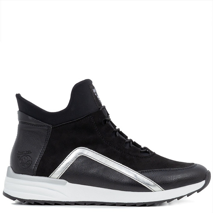 Женские ботинки basic RIEKER черные, артикул X8083-00