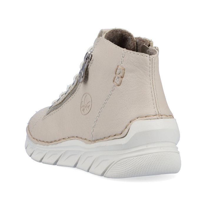 Женские ботинки RIEKER бежевые, артикул 55048-60