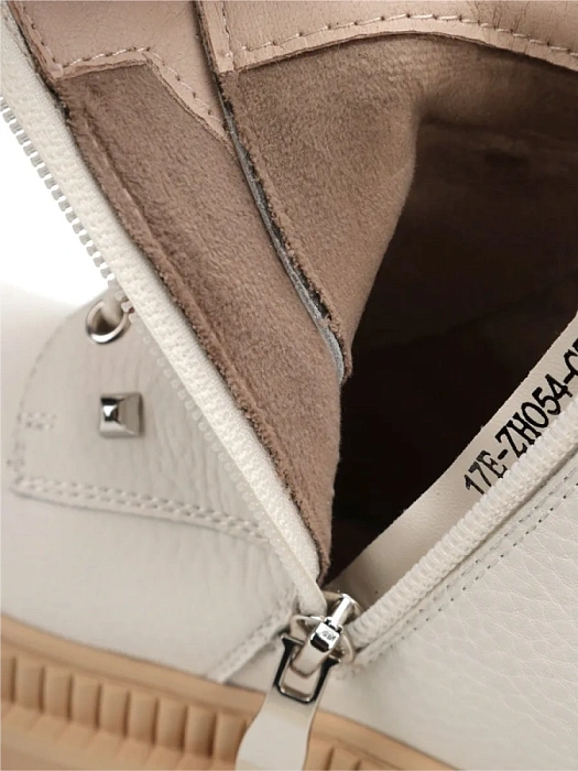 Женские ботинки basic SOFIA-ALEXANDRA белые, артикул 17E-ZH054-CT2