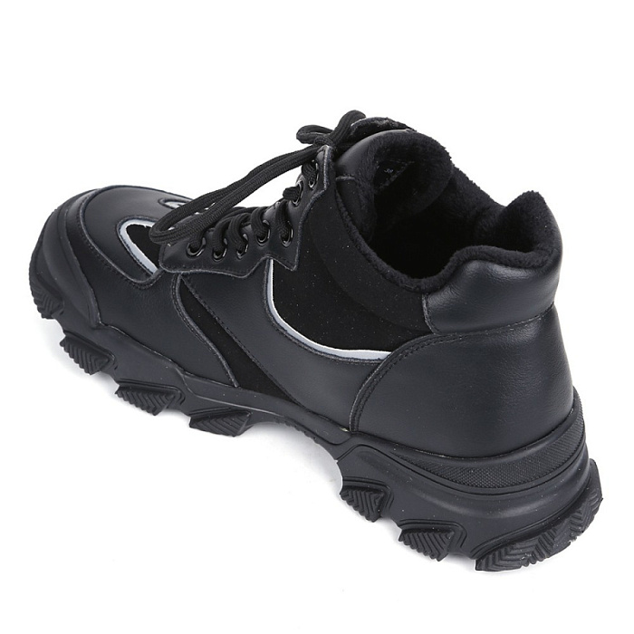 Женские ботинки basic Donna Daniella  черные, артикул VIC142_JN-OF091A_BLACK