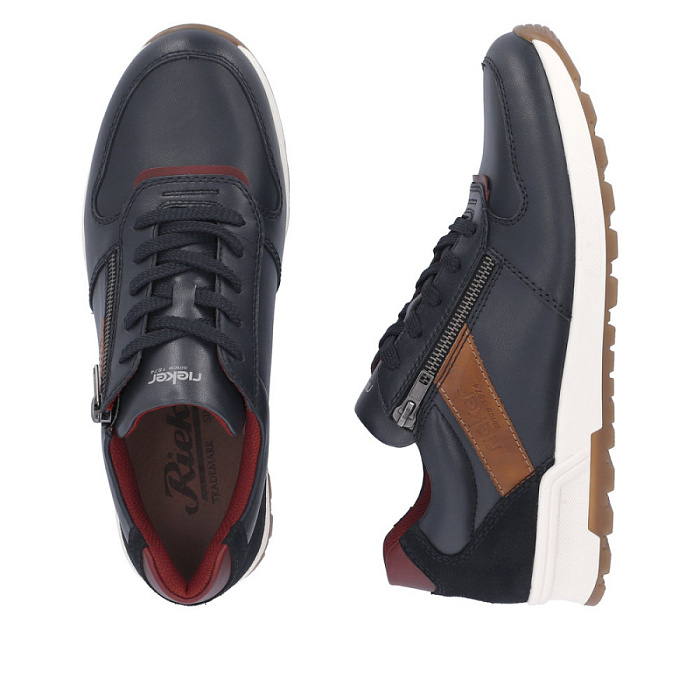 Мужские кроссовки RIEKER синие, артикул 15103-15