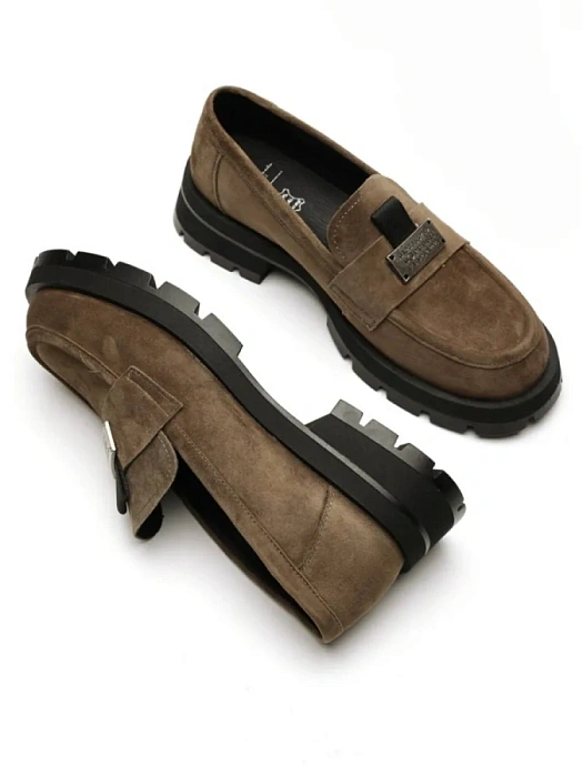 Женские туфли SOFIA-ALEXANDRA коричневые, артикул 17E-16990-H06