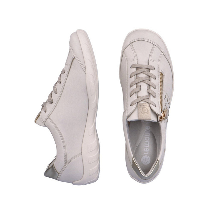 Женские кроссовки REMONTE бежевые, артикул R3404-81