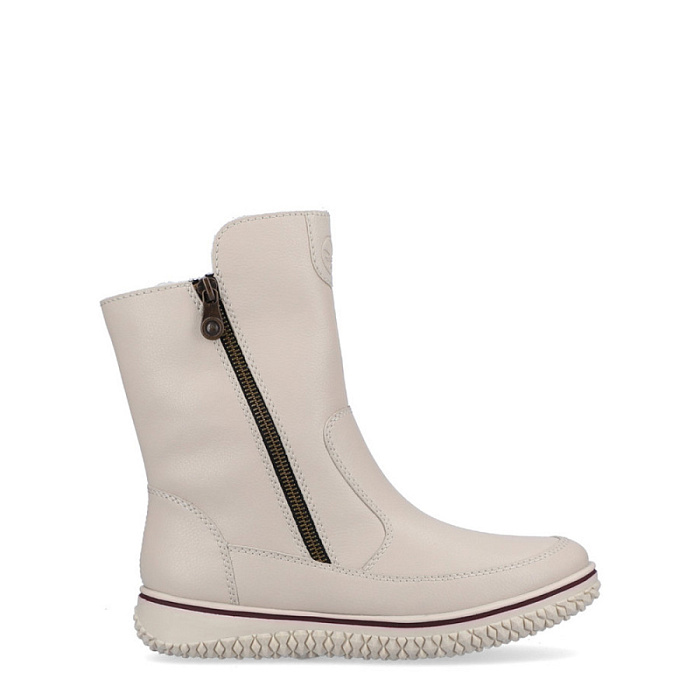 Женские полусапоги RIEKER белые, артикул Z4051-60