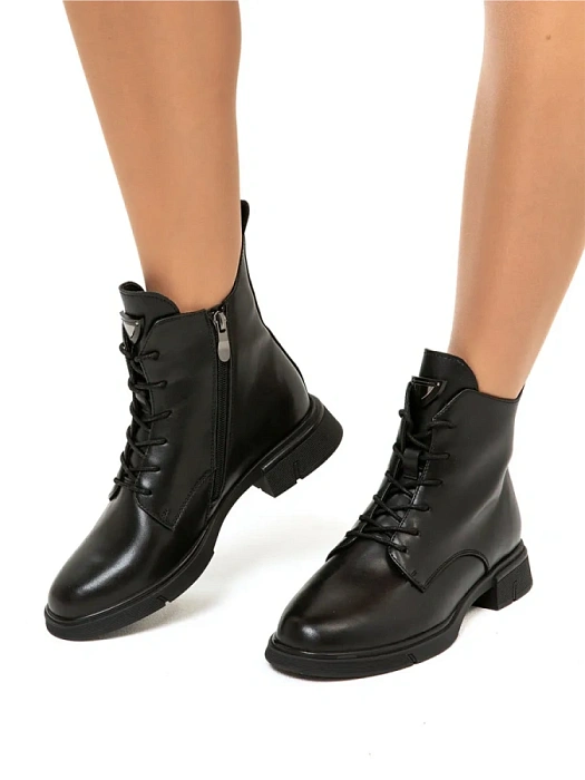 Женские ботинки FEDERICA RODARI черные, артикул 31E-K979-T222