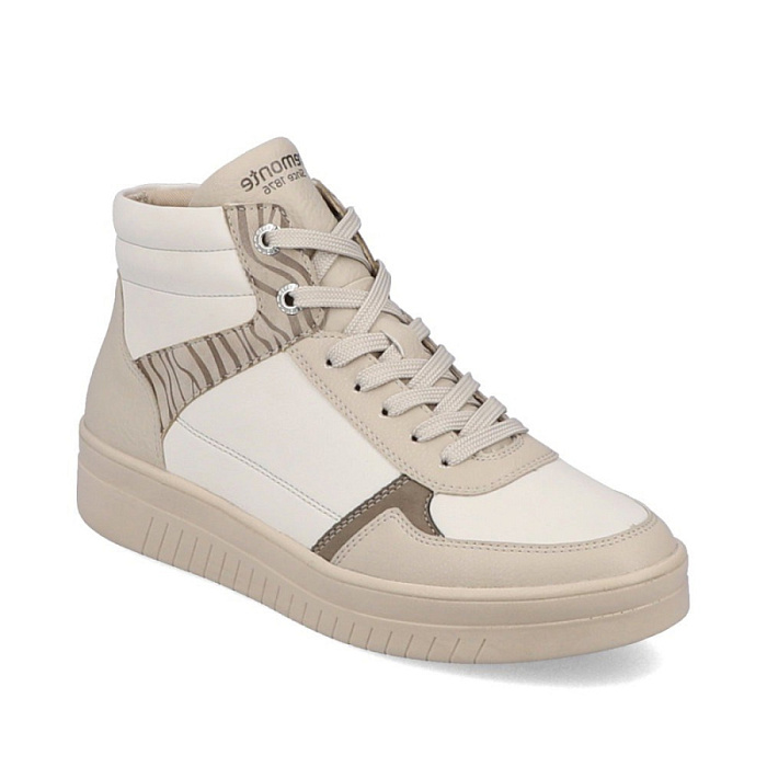 Женские ботинки REMONTE бежевые, артикул D0J71-80