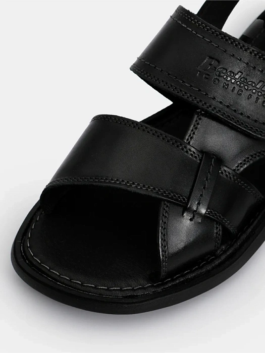 Мужские сандалии BRUNO RENZONI  черные, артикул 219668-5