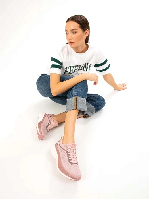 Женские кроссовки RS SPORT розовые, артикул LK234A2W_PINK