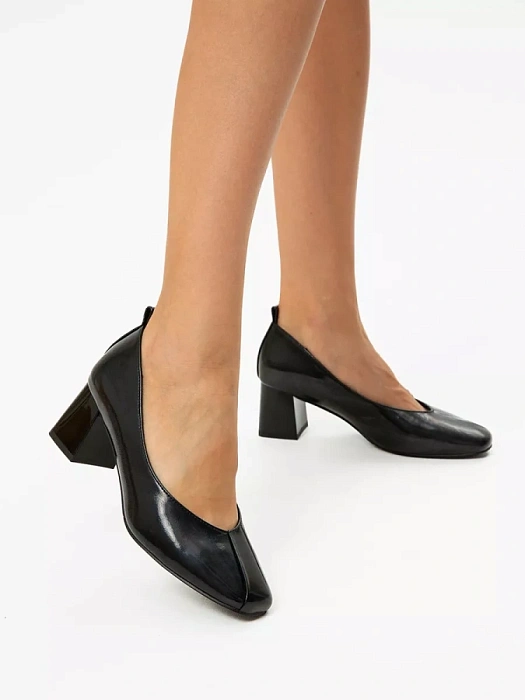 Женские туфли лодочки basic Donna Daniella  черные, артикул 42-TME27-54-501
