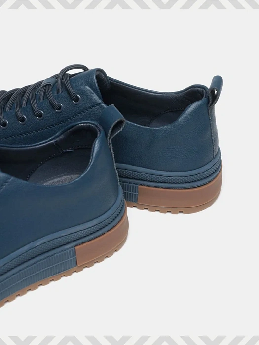 Мужские кеды BRUNO RENZONI  синие, артикул WL3897T-3