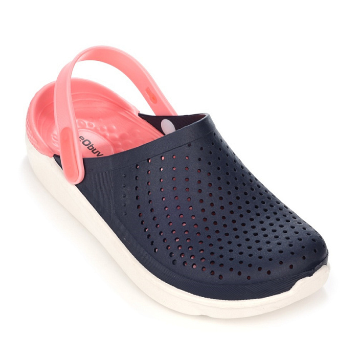 Женские сабо eObuv синие, артикул 437311/01-04EB