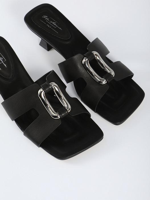 Женские сабо SOFIA-ALEXANDRA черные, артикул SA20562-WL