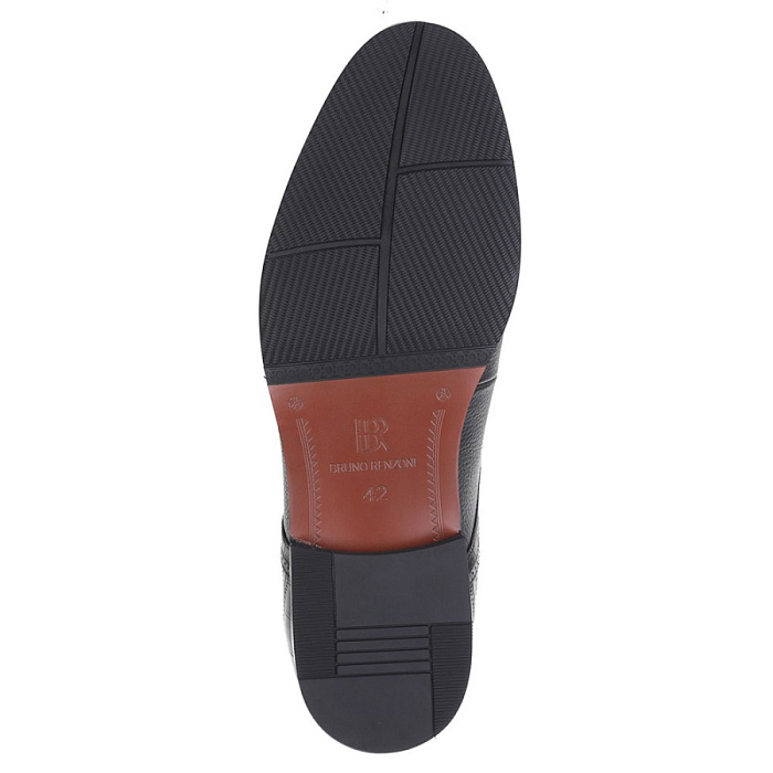 Мужские туфли basic BRUNO RENZONI  черные, артикул 5315A-733A
